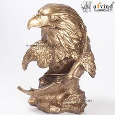 Eagle Statue Copper Finish Table Decor In 2020 Eagle Statue Statue Lion Sculpture