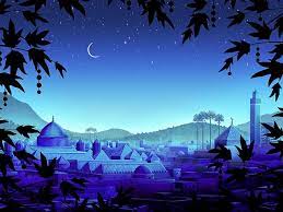 Il y a longtemps, deux enfants étaient bercés par la même femme. Azur Asmar The Princes Quest Michel Ocelot Seni Islamis Ilustrasi Gambar