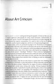 Criticizing Photographs