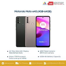 Motorola Moto E40 (4GB+64GB) Price In ...