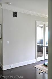 Best warm light gray paint. How To Paint Perfect Wide Stripes Honey We Re Home Warm Grey Paint Colors Light Gray Paint Light Grey Paint Colors