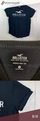 Men S Hco Hollister California Logo Shirt Size Xl Black Hollister California Logo Tee With Rolled Sleeve Conditio Logo Shirts Hollister Shirts California Logo