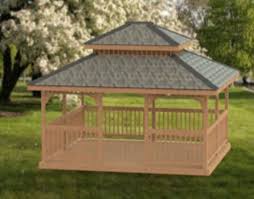 Gazebo hip roof gable roof timber framing, wood png. Garden Gazebo Building Plans I Double Hip Roof 14 X 16 Etsy
