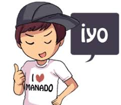  Love Manado By Banana Bee Kota Manado Lucu Stiker
