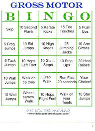 Bingo At Home App Instructions Gross Motor Activities Bingo On The Go The Inspired Treehouse Gross Motor Activities Physical Activities For Kids Gross Motor