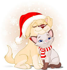 Search, discover and share your favorite christmas dog gifs. Dog And Cat Christmas Clip Art Dog Clip Art Pictures