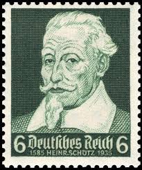 Stamp Heinrich Schutz 1585 1672 Composer German Realm Anniversaries Of Schutz Bach And Handel Mi Dr 573 Sn De 456 Y German Stamps Stamp Stamp Auctions