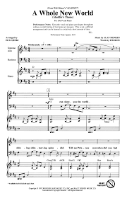 Ukulele chords and tabs for a whole new world by misc cartoons. Alan Menken A Whole New World Aladdin S Theme From Disney S Aladdin Arr Ed Lojeski Sheet Music Download Printable Pdf Disney Music Score For 2 Part Choir 423120