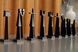 512 x 512 jpeg 47kb. Mid Century Modern Chess Set At 1stdibs