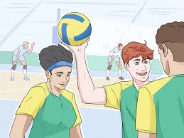 Un joueur ne peut pas toucher le ballon deux fois de suite, sauf au contre et à la première touche suivante How To Play Volleyball With Pictures Wikihow