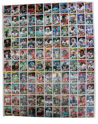 A psa gem mint 10 #499 butz sold for $650 in 2014. Lot Detail Three Uncut Sheets Of 1984 Topps Football Cards All 132 Cards Present Rookies Include Steve Young Herschel Walker Jim Kelly Anthony Carter Kelvin Bryant Mike Rozier And Reggie White