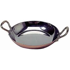Mauviel Small Frying Pan 2 Handles Tin Lined 6 33 Mauviel Round Pans Bourgeat