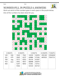 Maybe you would like to learn more about one of these? Number Fill In Puzzles