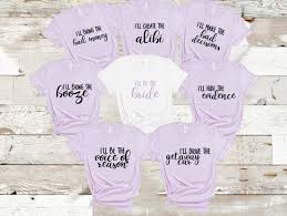 Bride shirts and bride squad shirts from david's. I Ll Be The Funny Bridal Party Bachelorette Party Tees Etsy Bachelorette Party Bachelorette Themes Bachelorette Party Tees