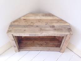 Handmade Rustic Corner Table Tv Unit Reclaimed And Recycled Etsy In 2020 Corner Table Table Tv Recycled Wood