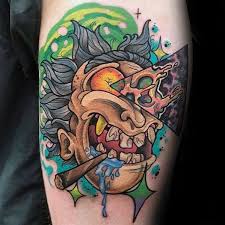 Sleeve tattoos are a great choice for those who have experience with tattoos. Top 63 Best Rick And Morty Tattoo Ideas 2021 Inspiration Guide