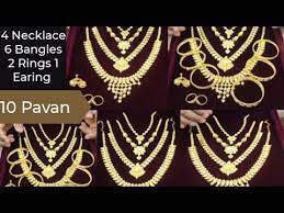 Hiba shahul 4.672 views7 months ago. 10 Pavan Wedding Set For Marriage Light Weight Collection 4 Necklace 6 Bangles Earing 2 Rings Youtube