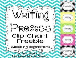 Writing Process Clip Charts Writing Writing Lessons