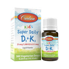 Vegan d3 + k2 full spectrum drops for best absorption | 5 drops contain: Kid S Super Daily D3 K2 1 000 Iu 25 Mcg D3 22 5 Mcg K2 Liquid Drops