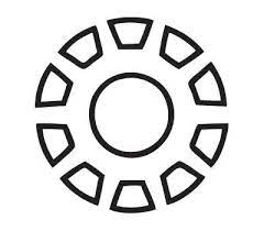 Here comes the iron man arc reactor flat illustrator design. Kustom Pcs Case Decal Iron Man Arc Reactor Iron Man Arc Reactor Stencil Printing Iron Man