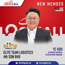 🌟 A Heartfelt Welcome to Our Newest LOGIZALL Member! 🌟 We're beyond  thrilled to introduce EUGENE KOH, Director and YC KOH, Assistant Business  Development Manager of ELITE TEAM LOGISTICS (M) SDN BHD,