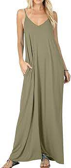 Per un brunch o per festeggiare un giorno speciale, un vestito lungo è la tua ancora di salvezza quando non sai cosa metterti. Vestiti Lunghi Estivi Vestito Lungo Da Spiaggia V Collo Senza Maniche Estate Boemia Abiti Da Giorno Eleganti Taglie Forti Donna Maxi Abito Lungo Estivo Vestitini Mare Casual Signora Copricostume Amazon It Abbigliamento