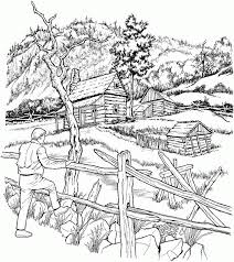 There's something for everyone from beginners to the advanced. Landscape Coloring Pages For Adults Coloring Home