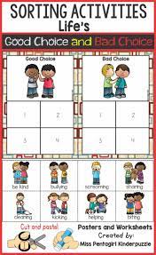 Kindergarten Sorting Activities A Really Good And Fun Way To Teach Kindness To Your Studen Sorting Activities Social Emotional Learning Social Emotional Skills