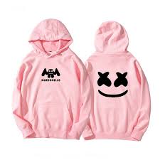 15 fortnite masked skins face revealed! Fortnite Marshmello Dj Smile Face Unisex Pink Pullover Hoodie Hoodedworld