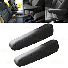 Fits 2007 2009 Honda Cr V Real Leather Seat Armrest Covers Upholstery Black Leather Car Seats Leather Seat Honda Cr