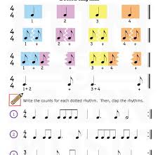 Fun And Learn Music Music Worksheets Dotted Rhythm Music Worksheets Teaching Music General Music Classroom