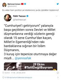 Fatih tezcan eski eşini ölümle tehdit etti! Ataturk E Hakaretler Yagdiran Yazar Fatih Tezcan A Ak Parti Ve Iyi Parti Den Buyuk Tepki