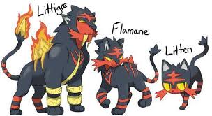 image result for litten evolution chart