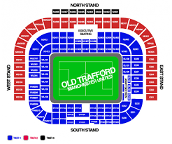 Manchester United Old Trafford Map Manchester United Old
