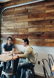 Rustic Meets Modern Pallet Walls Wood Paneling Wall Design