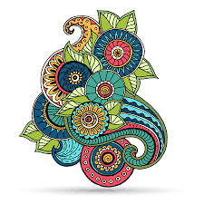Want to discover art related to zentangle_doodle? Ethnic Floral Zentangle Doodle Background Pattern Circle In Vector Henna Paisley Mehndi Doodles Design Tribal Design Element Tasmeemme Com
