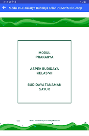Karakteristik dasar teknik download disini. Modul Pjj Prakarya Budidaya Kelas 7 Semester 2 Fur Android Apk Herunterladen