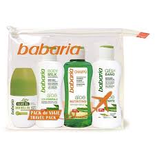 Babaria Aloe Champu Nutritivo Gel De Bano Body Milk Olive Oil Desodorante Roll On En 2020 Desodorante Gel De Bano Neceser De Viaje