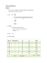 100%(1)100% found this document useful (1 vote). Median Statistik