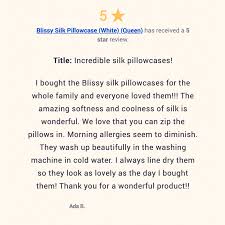 Use a laundry detergent that does not contain enzymes or bleach as this will damage your silk pillowcase. Pin On Blissy Reviews Testimonials