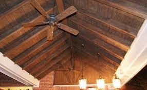 Exposed Rafters With T1 11 Panels Ceiling Finish Exposed Rafters Ceiling Finishes Ceiling