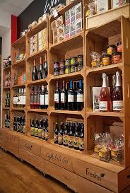 Beer Crate Shelving Google Search Apple Crate Shelves Shop Shelving Crate Shelves