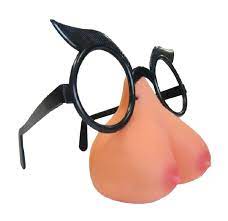 Novelty Fun Boobs Breast Nose Glasses Frame Hen Night Guys Fun Party | eBay