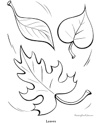 Picture Of A Leaf To Color Coloring Home