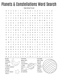 Planets And Constellations Word Search Thrifty Mommas Tips In 2020 Words Kids Word Search Word Search Printables