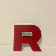 Pokemon Team Rocket Red Letter R Pin Etsy Pokemon Teams Pokemon Team Rocket Team Rocket