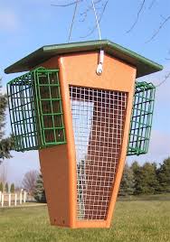 Amish Poly Split Peanut Bird Feeder With Suet Cages Peanut Bird Feeder Bird Feeders Homemade Bird Feeders