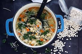 My husband always has about three servings of it. Chicken Kale And White Bean Soup