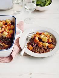 Mary Berry Potato Lentil Vegetarian Bake Bbc2 Simple Comforts Recipe Vegetarian Bake Recipes Mary Berry