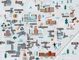 Western Michigan University Campus Map Illustrated Campus Map Of Western Michigan University — Nate Padavick